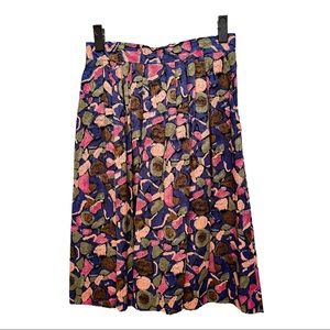 Vintage petites rayon midi skirt